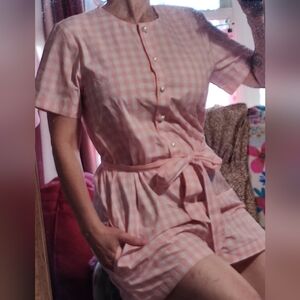 NWT Bando Pink & White Romper 🩷 Reg Retail $178